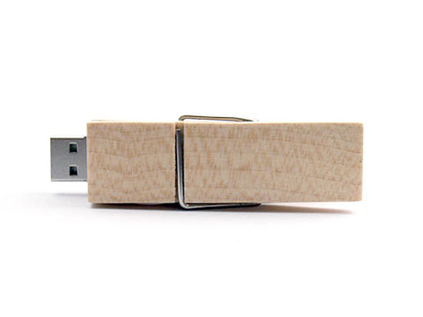 USB Holz Wäscheklammer