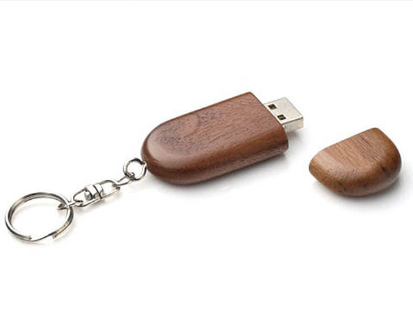 USB Holz Round Business