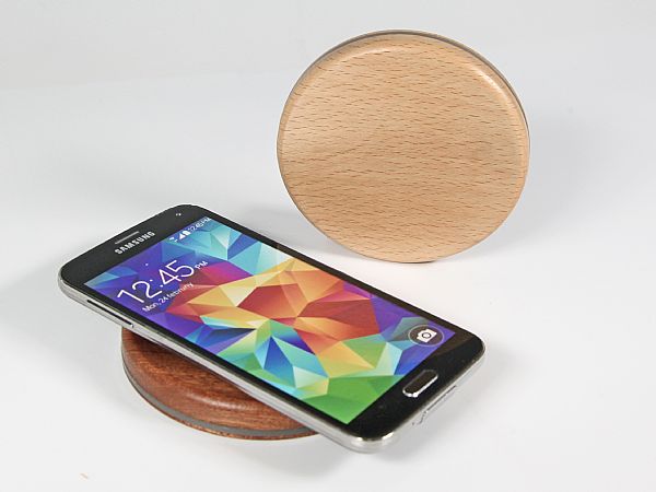 Wireless Charger Vollholz