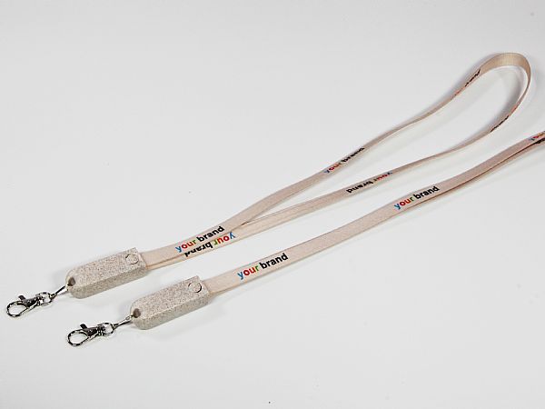 3-in-1 Lanyard Ladekabel - Öko Wheatstraw