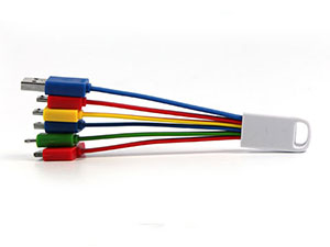 5in1 Ladekabel USB Kabel mit logo bedrucken