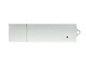 USB Stick aus Metall, hochglänzendes Modell, edler Werbeartikel