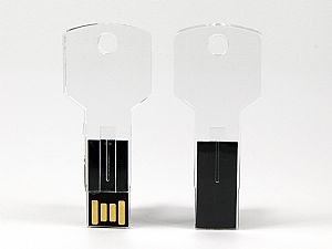 USB Stick crystal key schluessel transparent