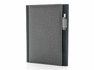 Notizbuch Deluxe mit Stoffbezug