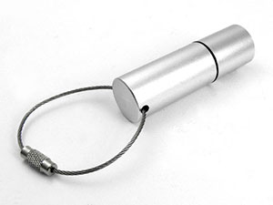 Zylindrischer USB-Stick aus Aluminium