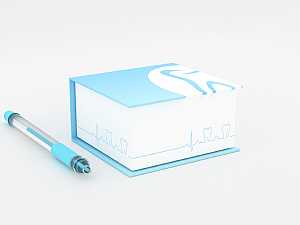 Dentalbox 1 im Standarddesign - eine Verpackung für Dentallabore & Zahntechniker