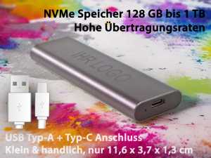 NVMe Extern mit Logo bedruckbar SpeedFlash