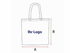 shopper einkaufstasche textil werbung logo einkaufen titel