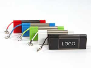 USB-Stick in verschiedenen Farben mit Platz für ein individuelles Logo. Praktisch und modern für Werbeaktionen.