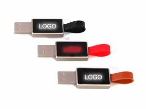 USB-Stick in verschiedenen Farben mit Platz für ein individuell bedruckbares Logo auf der Oberfläche.