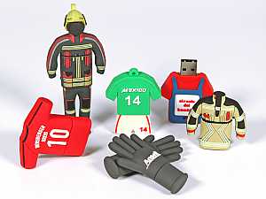 USB Kleidung, Bekleidung als USB-Stick,  T-Shirts, Trikots, Socken