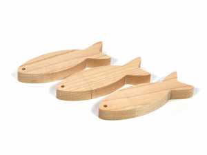 usb stick fisch holz holzfisch konfirmation religion