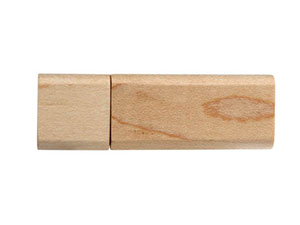 Edler USB-Stick aus Holz als idealer Werbeartikel mit Logo
