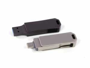 USB-Stick MetalDrive Pro Duo M mit Typ-C + A bedruckbar