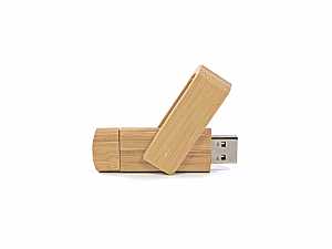 NaturePure OTG USB-Stick aus Holz, herausdrehbar