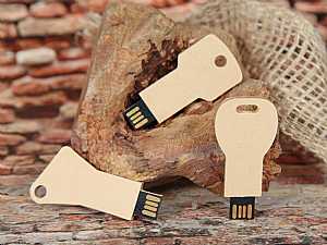 usb stick paper key umweltfreundlich öko pappe karton bild