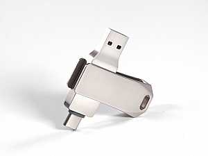 usb stick twin metal buegel drehbar