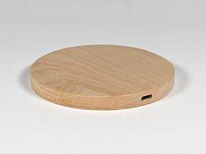 wireless charger holz basic hell natur titel