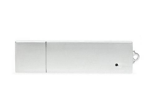 USB Stick aus Metall, hochglänzendes Modell, edler Werbeartikel
