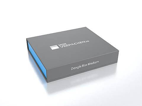 Die Dongle Box medium - eine Verpackung für Dongles