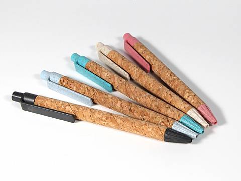 Kork Kugelschreiber mit Kunststoff Wheat Straw