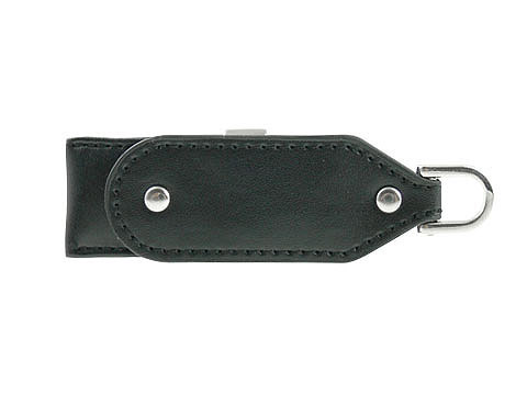 Edler Leder USB Stick als Schlüsselanhänger zum Klappen