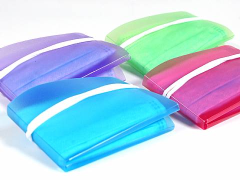 Masken Etui faltbar, transparent, bedruckbar - schlank und hygienisch