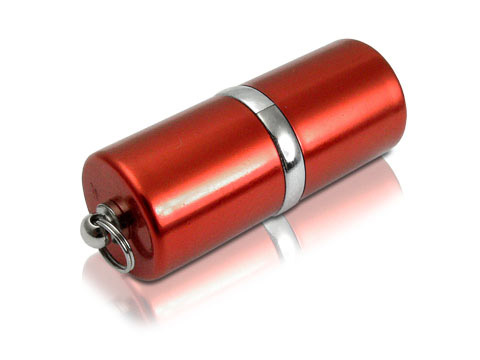 Herausdrehbarer Mini USB-Stick, Lippenstiftform