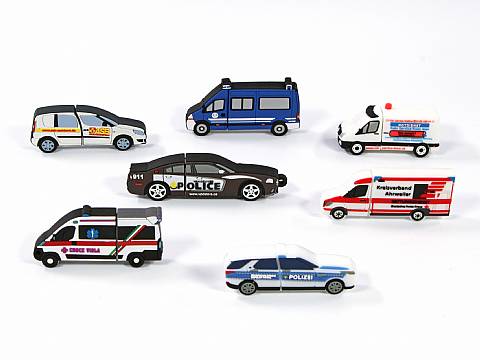 USB Einsatzfahrzeuge, USB Stick für den Einsatz