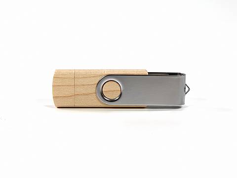 NatureTwister OTG USB-Stick aus Holz, herausdrehbar