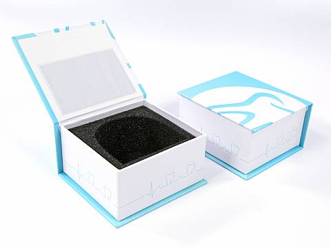Dentalbox 1 Mini im Standarddesign - eine Verpackung für Dentallabore & Zahntechniker