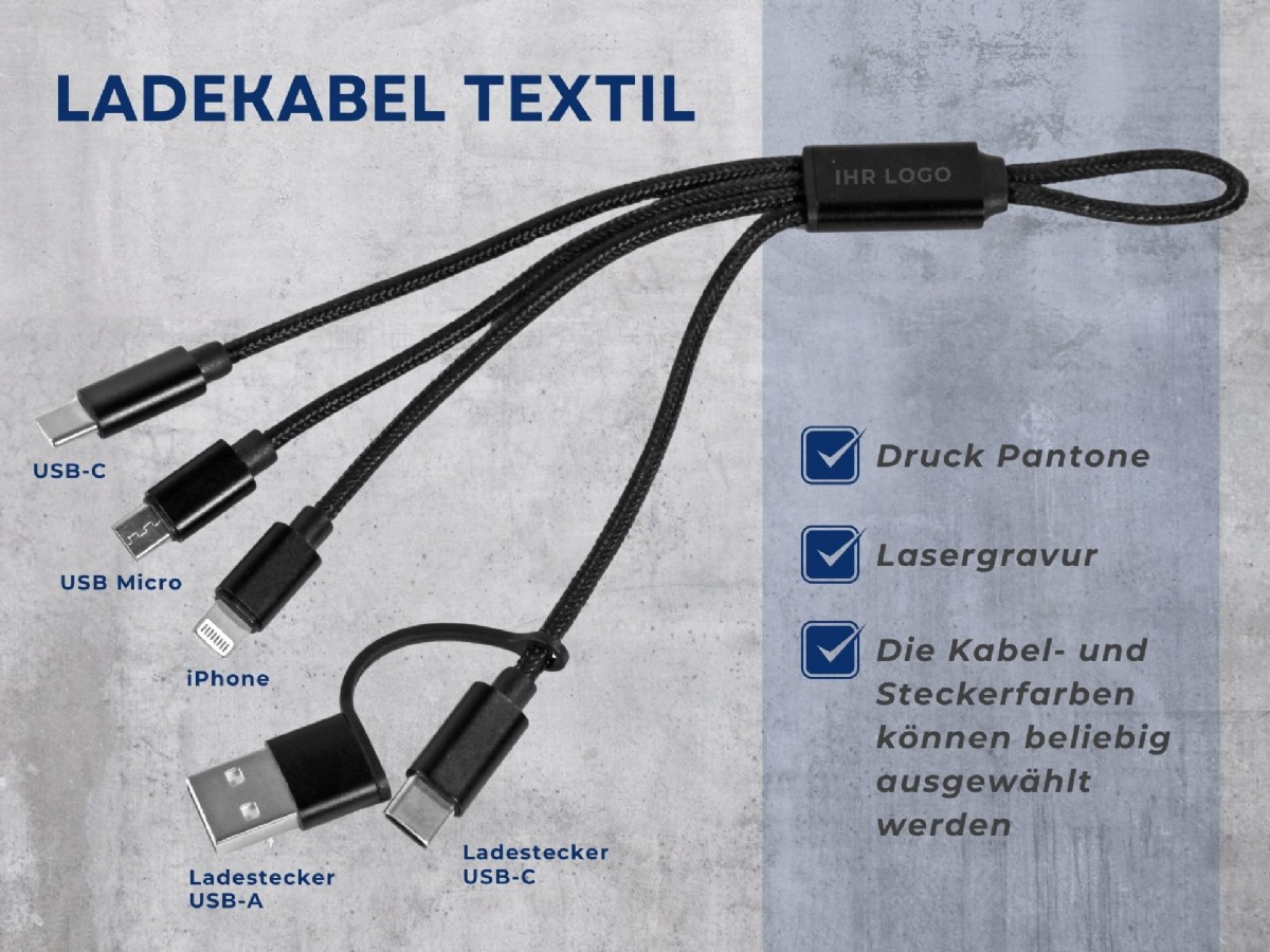 Kabelpeitsche Textil