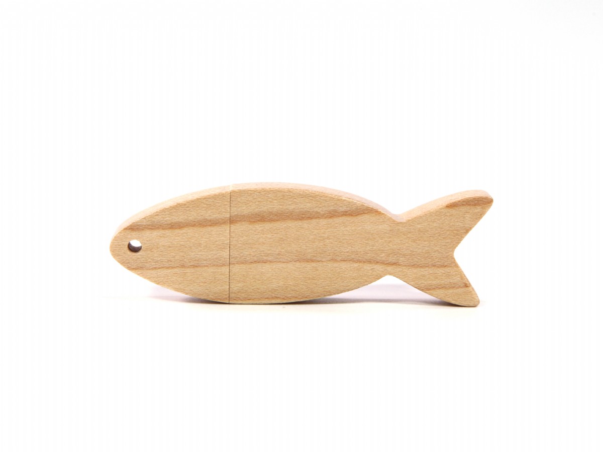 USB Holzfisch