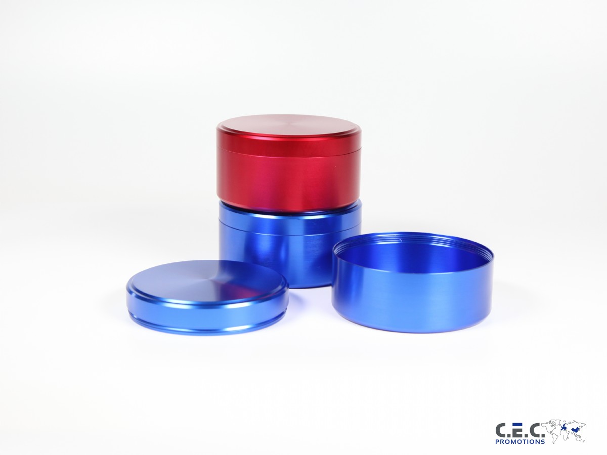 50 Runde Aluminium-Rohlinge (2,5 Cm) – Glänzend Eloxiert, Perfekt Zum Stempeln & Gravieren