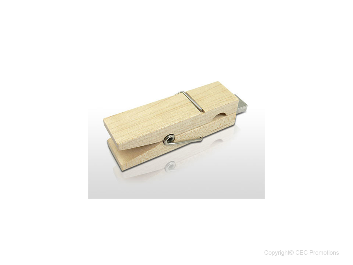 USB Holz Wäscheklammer