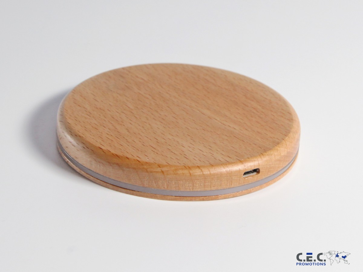 Wireless Charger Vollholz