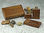 USB Stick Holz Geschenkschatulle dunkel