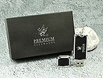 USB-Stick Leder Geschenkbundle schwarz