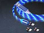 LED Flowing Light Ladekabel mit Magnet