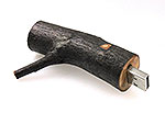 USB-Stick Holzast dunkel