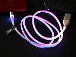 LED Flowing Light Ladekabel mit Magnet