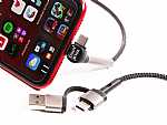 USB Typ-C + Lightning mit Stand-Funktion 