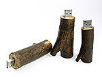 USB-Stick Holzast dunkel