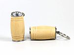 USB Holzfass