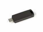 USB-Stick im kompakten Design mit USB-C-Anschluss und Platz für individuelle Markenlogo-Gestaltung.