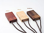 USB Holz mit Textilkordel