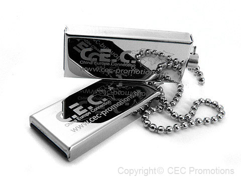 Mini-USB-Stick CEC-Promotions metall graviert, Mini.01