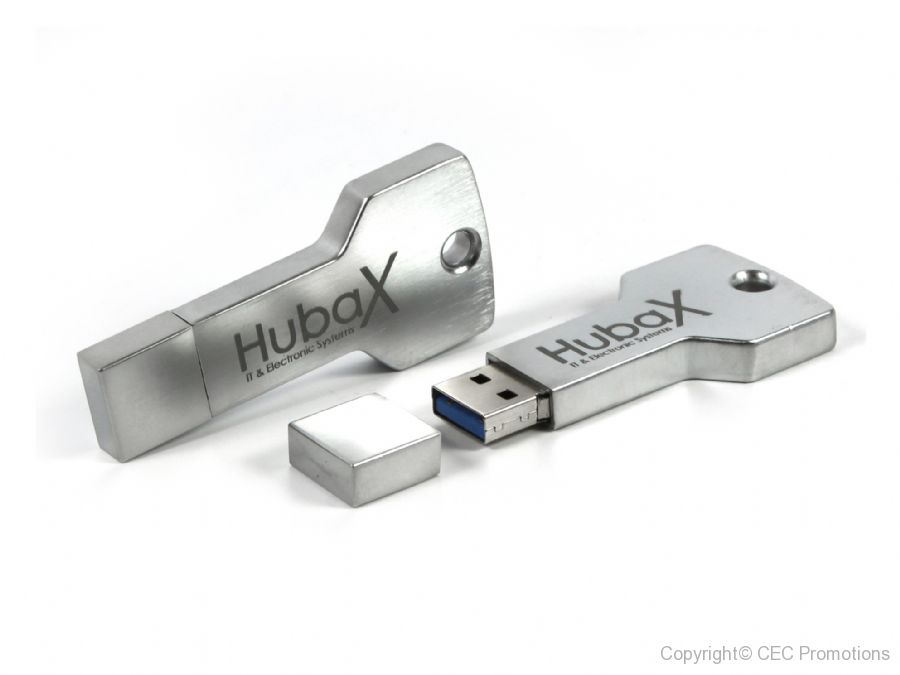 Schluessel USB Stick Highspeed USB3 Key massiv Logo Gravur