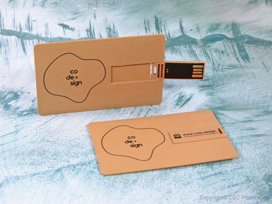 bio kunststoff visitenkarte usb umweltfreundlich öko