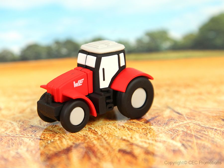 custom usb stick traktor werbegeschenk landwirtschaft logo